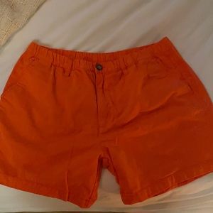 Chubbies orange shorts size medium